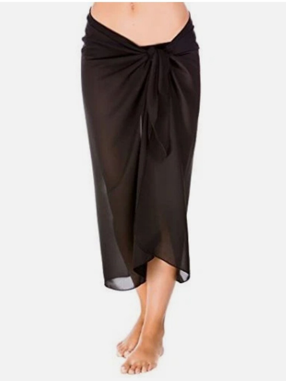La Palapa💥New💥Black Chiffon cover up